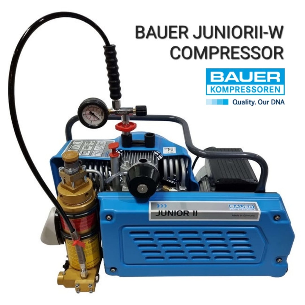 Bauer JuniorIIW 200 Bar 50 HZ Compressor obmetra